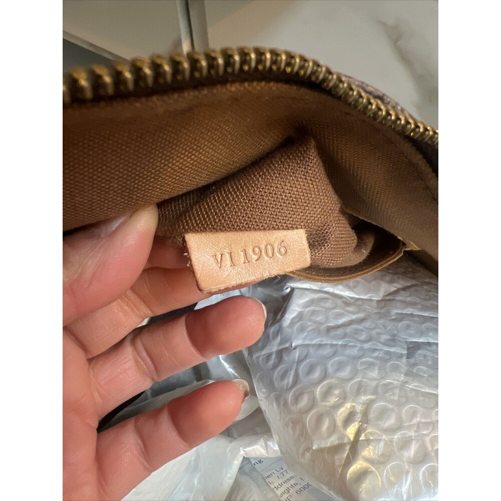 Louis Vuitton Monogram Canvas Leather Alma Pm Bag Brown - Picture 10 of 11